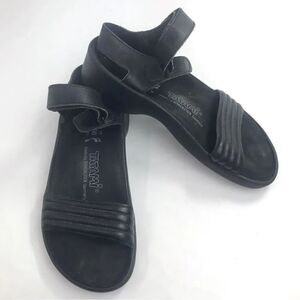 Birkenstock Tatami Black Soft Leather Unisex Sandals